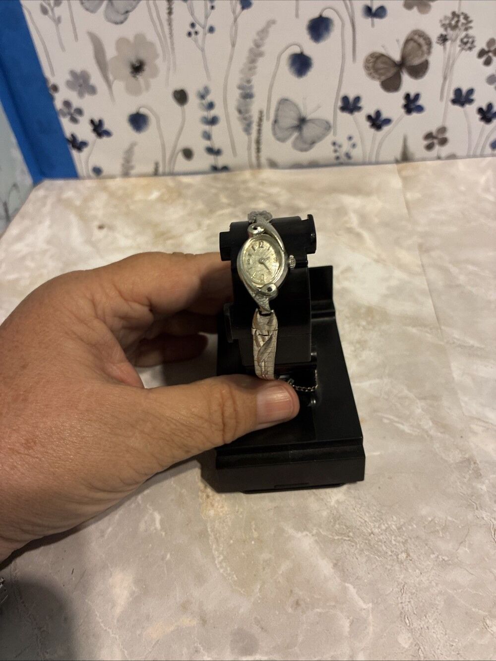 Ladies Bulova M6 10K RGF Wind Up Watch Working & Keeping Time